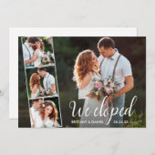 私たちモダンが駆け落とした4つの写真結婚 案内状 (正面/裏面)