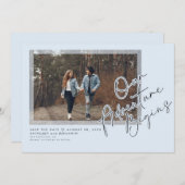 私たちモダンの冒険が始まる日付写真を保存 セーブザデート (正面/裏面)