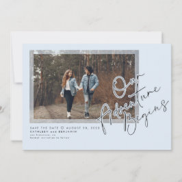 私たちモダンの冒険が始まる日付写真を保存 セーブザデート