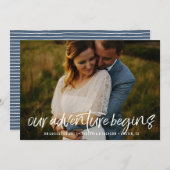 私たちモダンの冒険は日付の写真を保存 セーブザデート (正面/裏面)