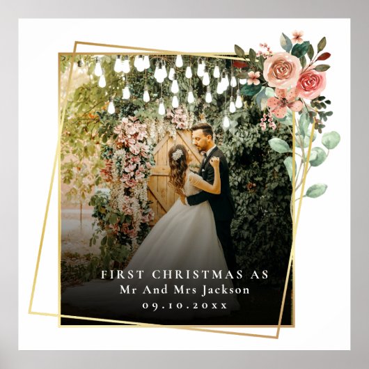 私たちモダンの初めてのクリスマスはフローラさん ポスター (正面)