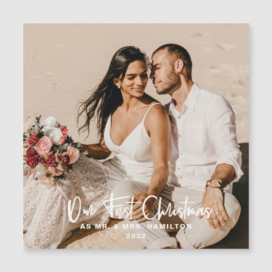 私たちモダンの初めてのクリスマスは写真さん&ミセス (正面)