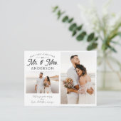 私たちモダンの初めてのクリスマスMr.とMrs. Twoの写真 案内ポストカード (スタンド正面)