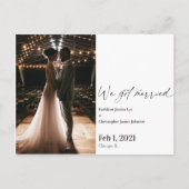 私たちモダンの得驚きの発表の写真 ポストカード (正面)