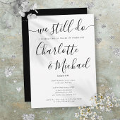 私たちモダンはまだ誓約更新記念日のスクリプトを行っている 招待状