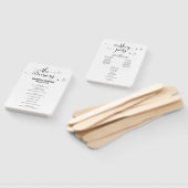 私たちモダンはスクリプト結婚式 プログラムハンドファン ハンドファン (組立なし)