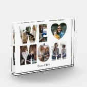 私たちモダンはママのための写真コラージュのギフトが大好き フォトブロック (左)