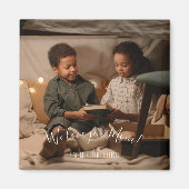 私たちモダンはママの写真マグネットあなたを愛する マグネット (正面)