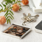 私たちモダンはママを愛するKeychain キーホルダー (側面)