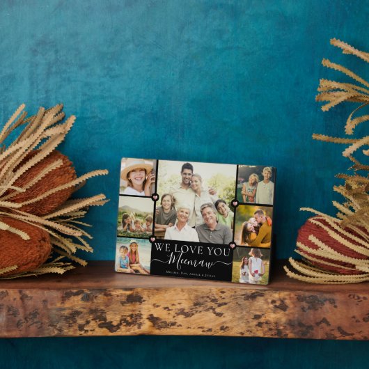 私たちモダンは家族の写真コラージュPla フォトプラーク (側面)