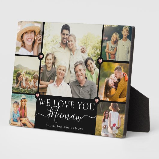 私たちモダンは家族の写真コラージュPla フォトプラーク (側面)