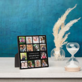 私たちモダンは愛おばあちゃん14フォトコラージブラック フォトプラーク (インサイチュ)