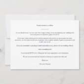 私たちモダンは書道3写真集結婚の セーブザデート (裏面)