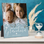 私たちモダンは祖母の写真を愛している フォトプラーク (側面)