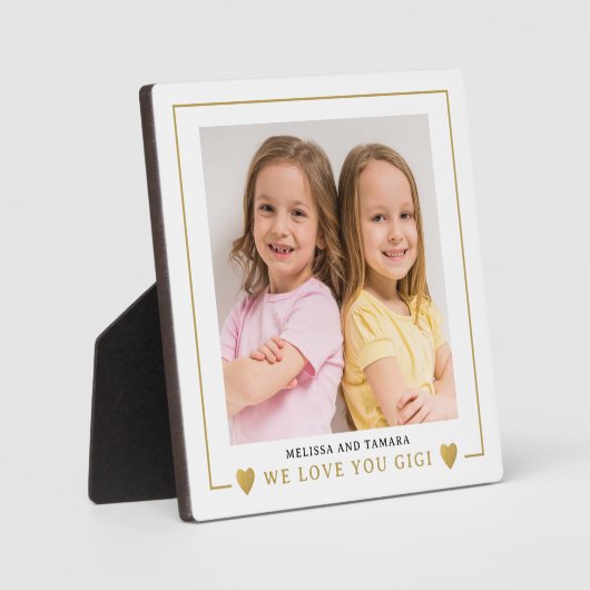 私たちモダンはGigiグランドキッズ写真 フォトプラーク (正面)