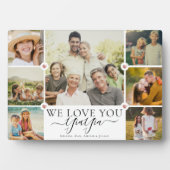 私たちモダンはYiaYia家族の写真コラージュを愛している フォトプラーク (正面)