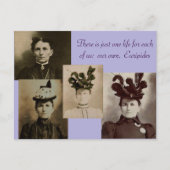 私たち一人ひとりに命が一つしかない。 ポストカード (正面)