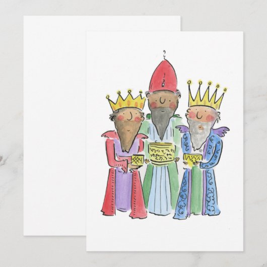 私たち三人の王 招待状 (正面/裏面)