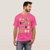 私たち与えの毎日のパンのトーストのアートワーク Tシャツ (正面フル)