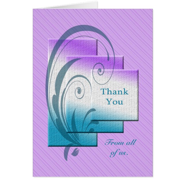 私たち全員からありがとう (正面)