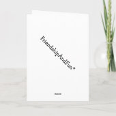 私たち全員からのハッピーバースデーのためのバルーン カード (裏面)