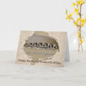 私たち全員からのハッピーバースデー カード (黄色い花)