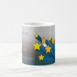 私たち全員からのハッピーバースデー コーヒーマグカップ