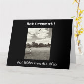 私たち全員からの大きな感謝と喜びのメッセージ 誠におめでとうございます カード (黄色い花)