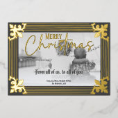 私たち全員から写真まで 箔シーズンカード (正面)