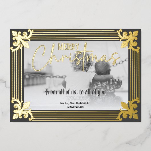 私たち全員から写真まで 箔シーズンカード (正面)