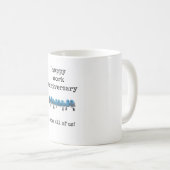 私たち全員から楽しい記念日 コーヒーマグカップ (正面右)