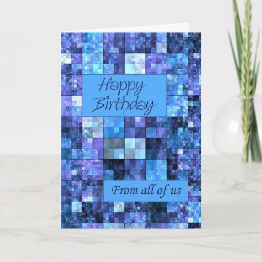 私たち全員から誕生日カード カード (正面)