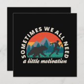 私たち全員が少しのモチベーションと楽しみを必要としている 招待状 (正面/裏面)