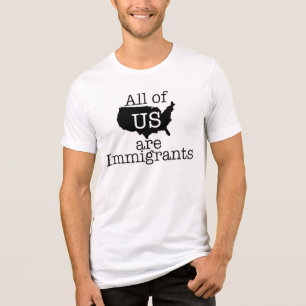 私たち全員が移民だ トライブレンドＴシャツ