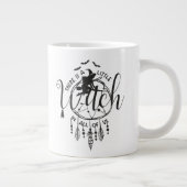 私たち全員に小さな魔女がいる – ウィッチー・ボホ ジャンボコーヒーマグカップ (右)