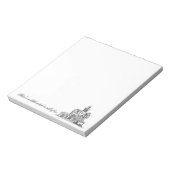 「私たち全員に小さな魔女がいる」 ノートパッド (回転)