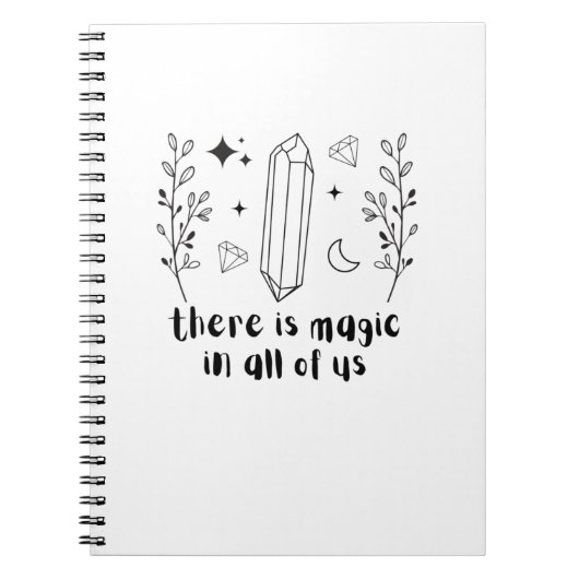 私たち全員に魔法がある ノートブック (正面)