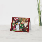 私たち全員のクリスマスカードをグループ化する カード (正面)