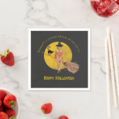 私たち全員のハロウィーンの小さな魔女 スタンダードカクテルナプキン (インサイチュ)