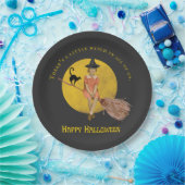 私たち全員のハロウィーンの小さな魔女 ペーパープレート (パーティー)