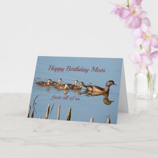 私たち全員のママのための誕生日カード カード (蘭)