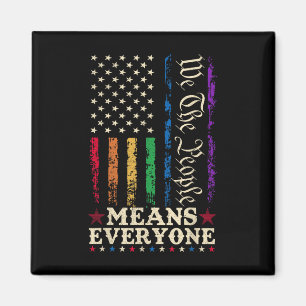 私たち国民は全員を意味する アメリカ憲法 LGBT マグネット