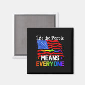 私たち国民は皆をアメリカ憲法Lgbtと呼ぶ マグネット (正面/裏面)