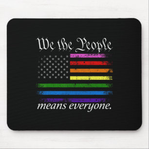 私たち国民は皆Usa Lgbtの平等を意味する マウスパッド