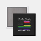 私たち国民は皆Usa Lgbtの平等を意味する マグネット (正面/裏面)