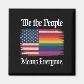 私たち国民は皆Usa Lgbtの平等を意味する マグネット (正面)