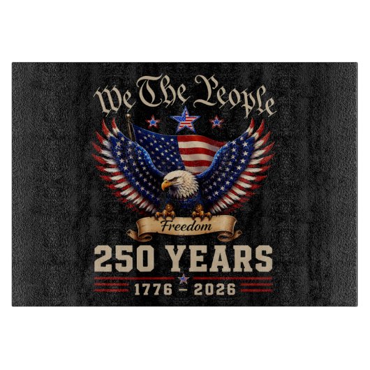 私たち国民 250 年 自由の鷲 カッティングボード (正面)