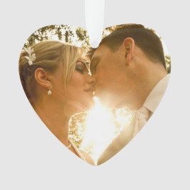 私たち夫婦の初めてのクリスマス ウェディングフォト オーナメント