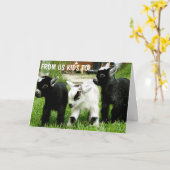 私たち子供から子供までYOU誕生日 カード (黄色い花)