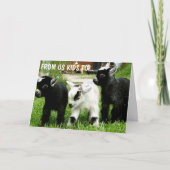 私たち子供から子供までYOU誕生日 カード (正面)